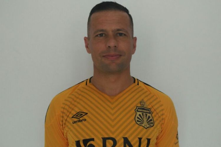 Nikola Komazec, saat berpose di Mess Bhayangkara FC di kawasan Kebayoran Baru, Jakarta Selatan, Rabu (21/3/2018).
