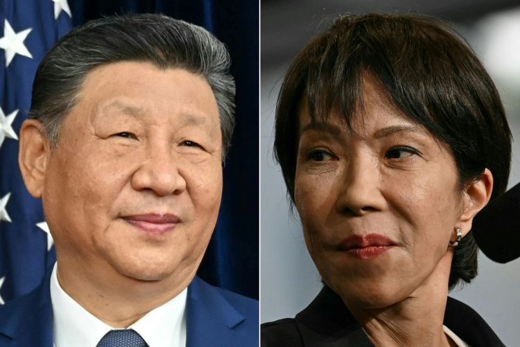 Presiden China Xi Jinping (kiri) dan Perdana Menteri Jepang Sanae Takaichi (kanan). Kedua negara bersitegang setelah komentar Takaichi terhadap isu Taiwan.