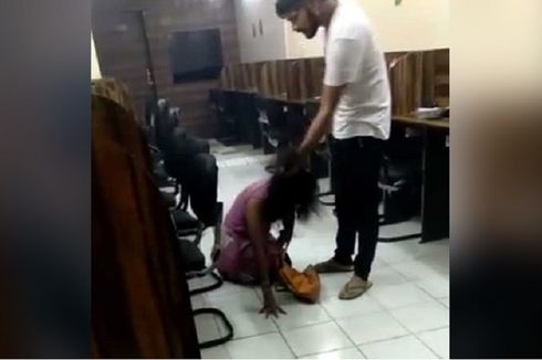 Videonya Pukuli Perempuan Viral, Putra Perwira Polisi Ditangkap
