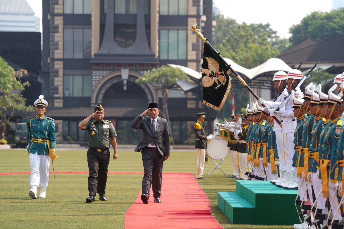 KSAD dan Menhan Bertemu, Bahas Peningkatan Pertahanan Negara serta Kesejahteraan Prajurit