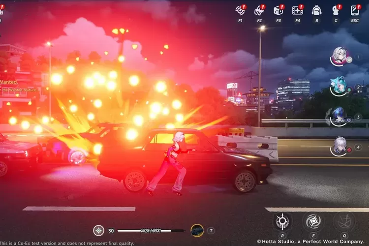 Ilustrasi gameplay NTE.