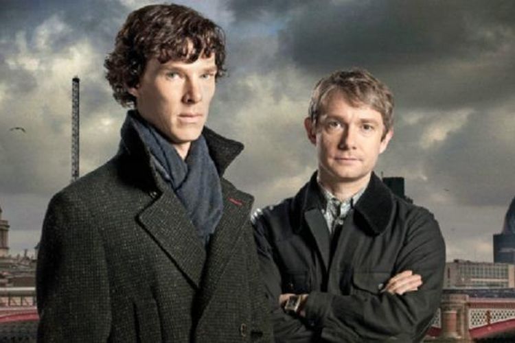 Sherlock Holmes dan Dr John Watson, dua karakter utama dalam lakon detektif Sherlock Holmes yang selalu direka ulang.