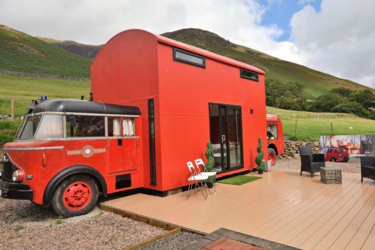 Red Rescue Retreat di Lake District National Park, Inggris Raya.