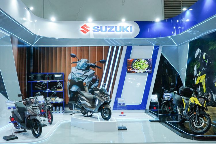 Ilustrasi booth Suzuki di PRJ 2025