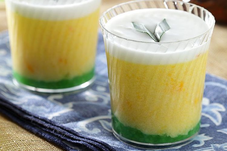 Foto Resep Puding Jagung Manis Saus Santan, Dessert Jadul yang Enak