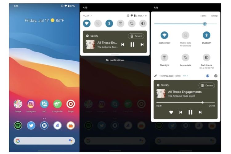 Cara merekam layar di Android 11