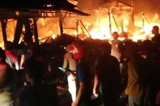 20 Kios di Pasar Gusher Tarakan Ludes Terbakar