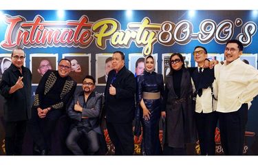 Sejumlah musisi yang mengisi acara konser bertajuk Intimate Party 80-90s.