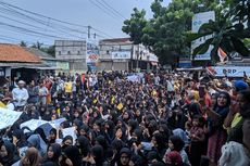 Kaki Pelajar Terlindas Truk, Sejumlah Santri Blokade Jalan Bojong Rengas