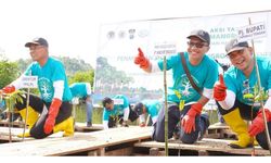 Lestarikan Pesisir Tapanuli Tengah, Agincourt Tanam 30.000 Bibit Mangrove