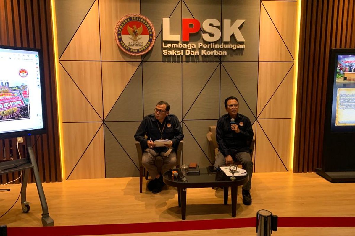 Lembaga Perlindungan Saksi dan Korban (LPSK) ungkap kronologi kasus dugaan penganiayaan warga Boyolali oleh oknum TNI, di kantor LPSK Jakarta Timur, Rabu (10/1/2024).