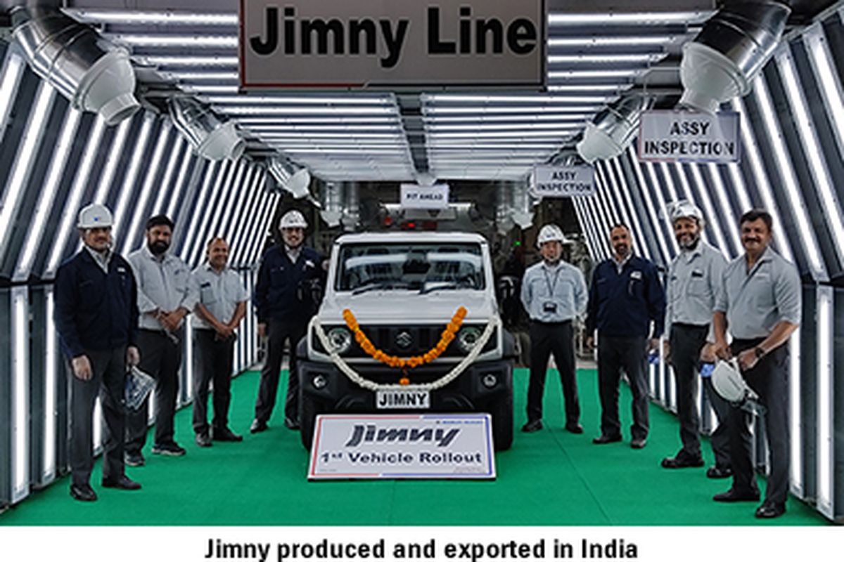 Suzuki Jimny resmi diproduksi oleh Maruti Suzuki India