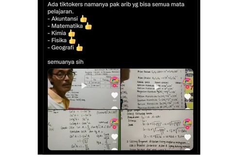 Kisah Pak Arib, Guru Privat Serba Bisa yang Viral di Media Sosial
