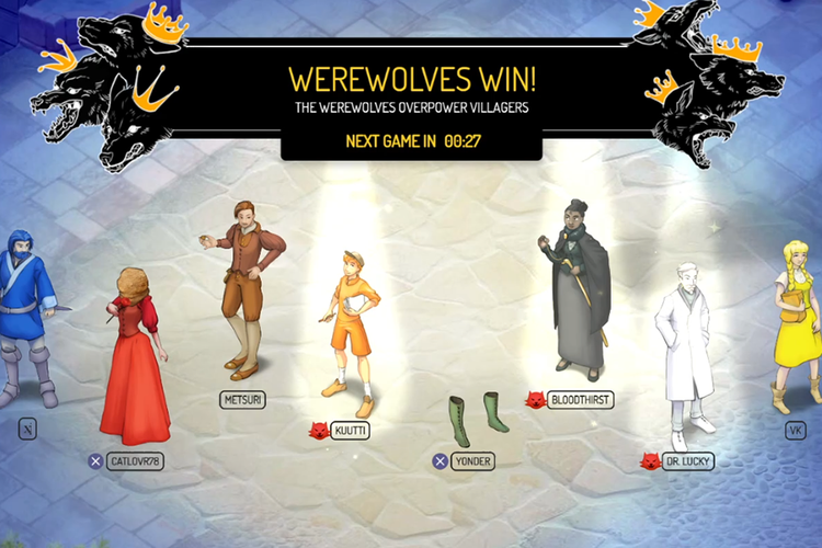 Game Werewolf bisa dimainkan secara virtual lewat platform Zoom.