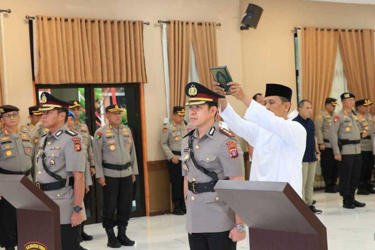 Sertijab Dir Reskrimsus Polda Kaltim dan Kapolresta Balikpapan