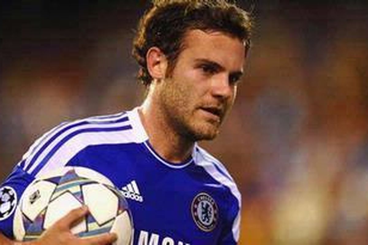 Gelandang Chelsea, Juan Mata. 