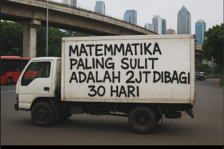 ilustrasi tren soal Matematika tersulit adalah 2 juta dibagi 30 hari.
