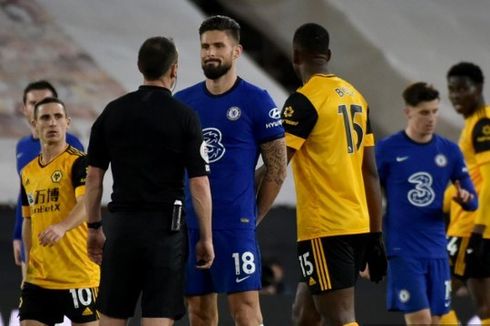 Hasil Wolves Vs Chelsea, Giroud Cetak Gol, The Blues Tetap Tumbang