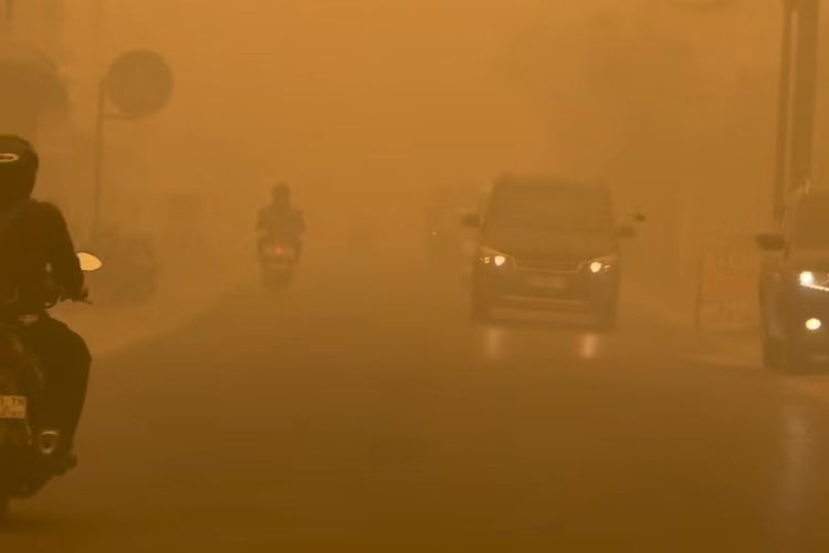 Salah Kaprah Lampu Hazard Saat Berkendara di Tengah Kabut Asap