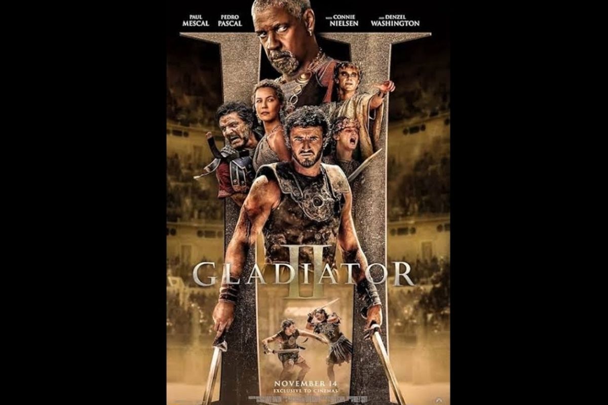 Film Gladiator 2 tayang di bioskop mulai hari ini, Rabu (13/11/2024).