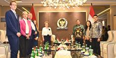 DPR RI–Parlemen Hungaria Bahas Kerja Sama di Bidang Pendidikan hingga Keamanan Siber
