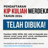 Cara Daftar KIP Kuliah Jalur Mandiri PTN 2024, Klik kip-kuliah.kemdikbud.go.id
