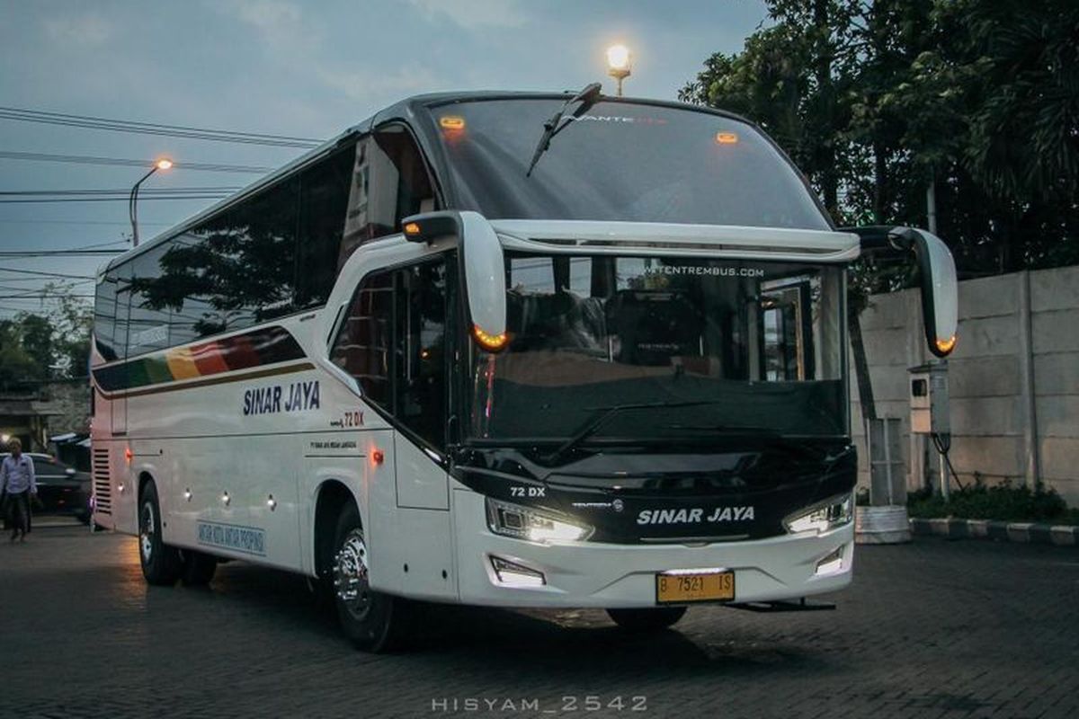 Bus AKAP baru PO Sinar Jaya