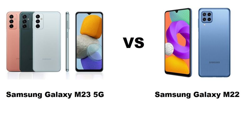 galaxy m22 vs m23