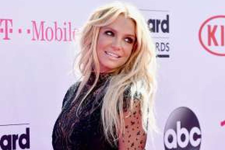 Penyanyi Britney Spears menghadiri Billboard Music Awards 2016 yang digelar di T-Mobile Arena di Las Vegas, Nevada, Minggu (22/5/2016).
