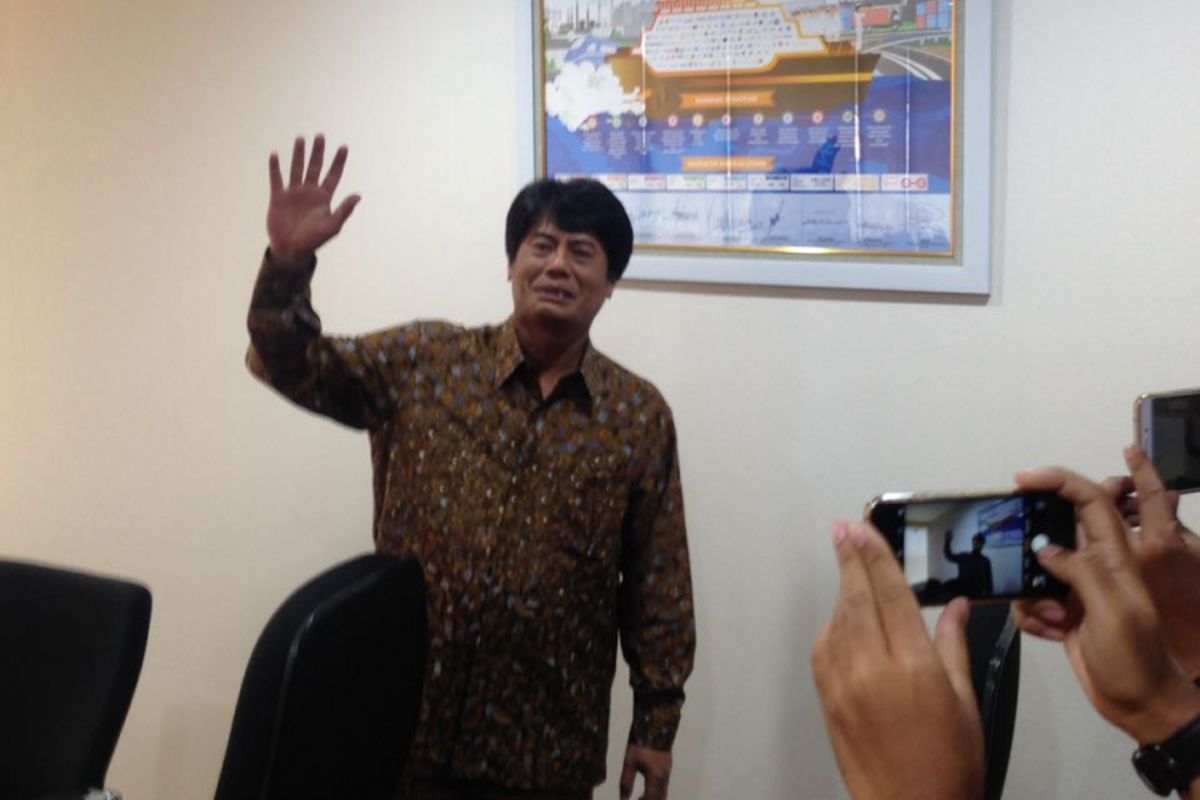 Direktur Utama PT Pertamina (Persero) Elia Massa Manik di Kantor Kementerian Badan Usaha Milik Negara (BUMN) Jakarta, Kamis (16/3/2017)