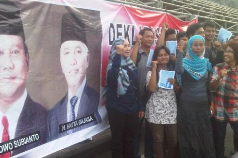 Belum Resmi Berpasangan, Relawan Prabowo-Hatta Sudah Deklarasi
