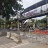 Ada Demo Buruh, Polisi Tutup Jalan Medan Merdeka Barat