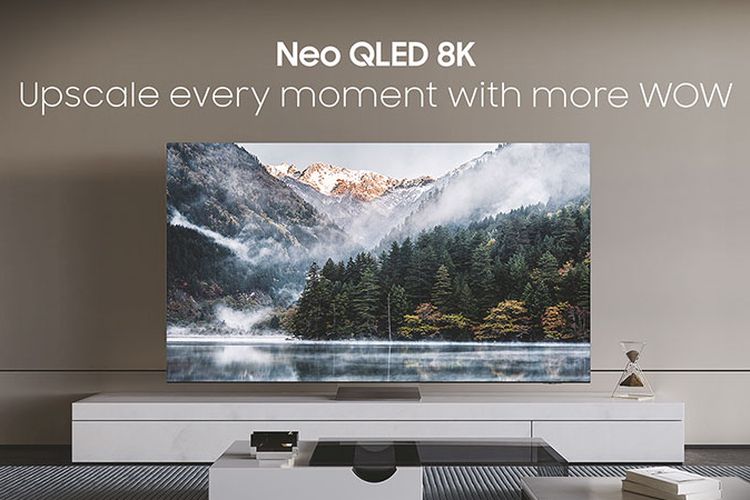 Ilustrasi Samsung AI TV 2024 Neo QLED 8K.