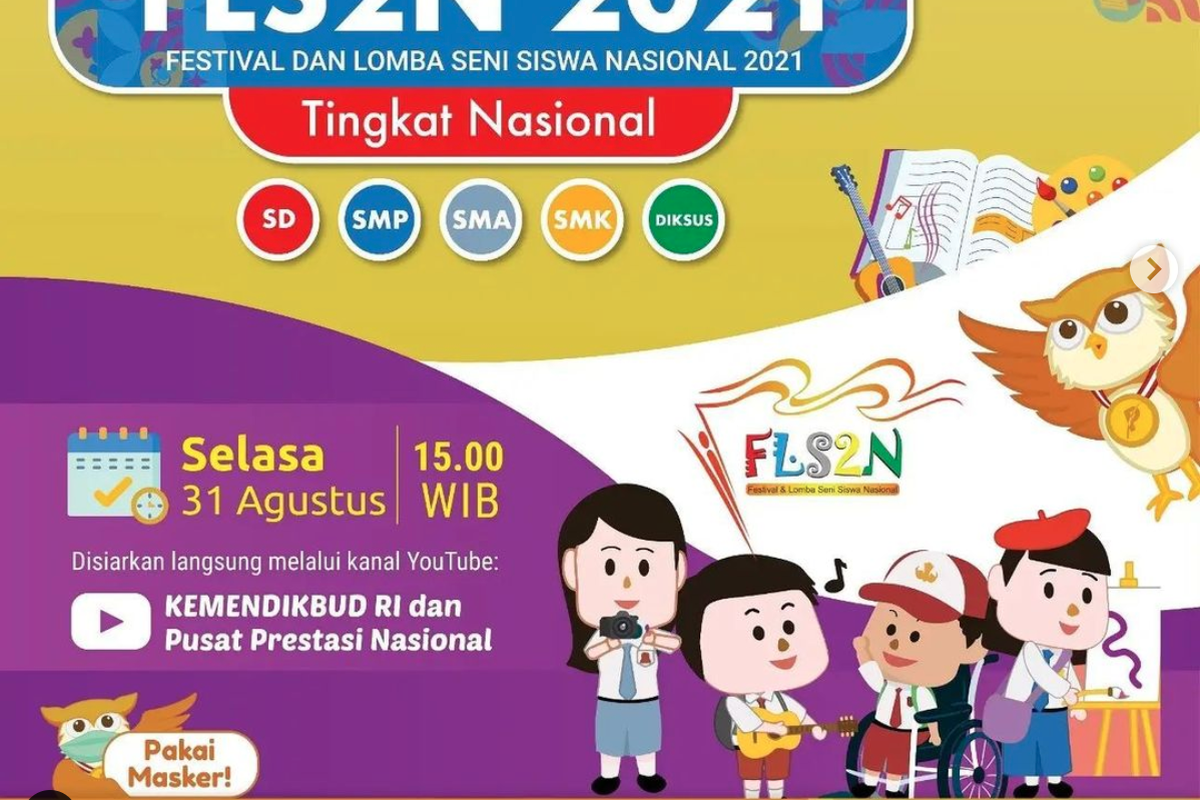 Pusat Prestasi Nasional (Puspresnas) Kemendikbud Ristek menyelenggarakan Festival Lomba Seni Siswa Nasional (FLS2N) Peserta Didik Berkebutuhan Khusus (PDBK) tingkat nasional.