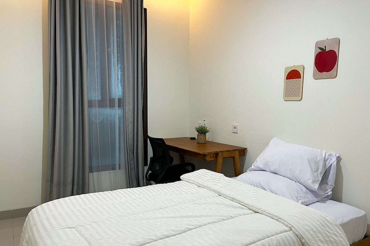 Kamar tidur anak apartemen Paspampres di Ibu Kota Nusantara (IKN)