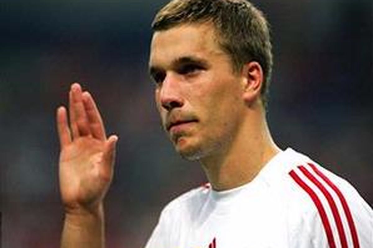 Lukas Podolski, mulai frustrasi lagi di Bayern Muenchen.