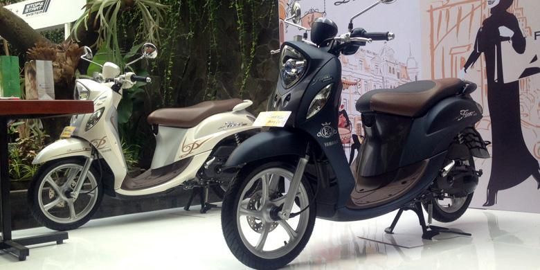 Yamaha meluncurkan varian baru Fino 125 Grande SSS AKS di Jakarta, Sabtu (18/2/2017).