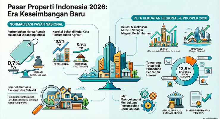 Harga Rumah Seken Makin Masuk Akal, Tak Lagi Spekulatif