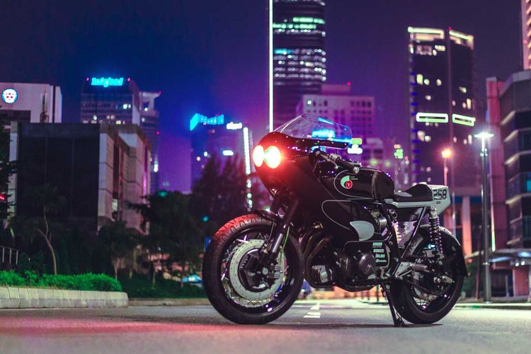 Honda CB650 bergaya cafe racer garapan Thrive Motorcycles