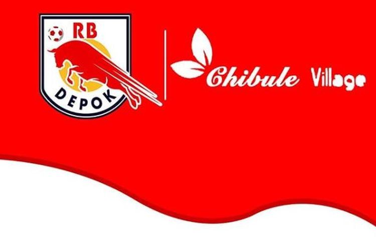 Logo baru RB Depok FC saat mengumumkan kerja sama dengan sponsor.