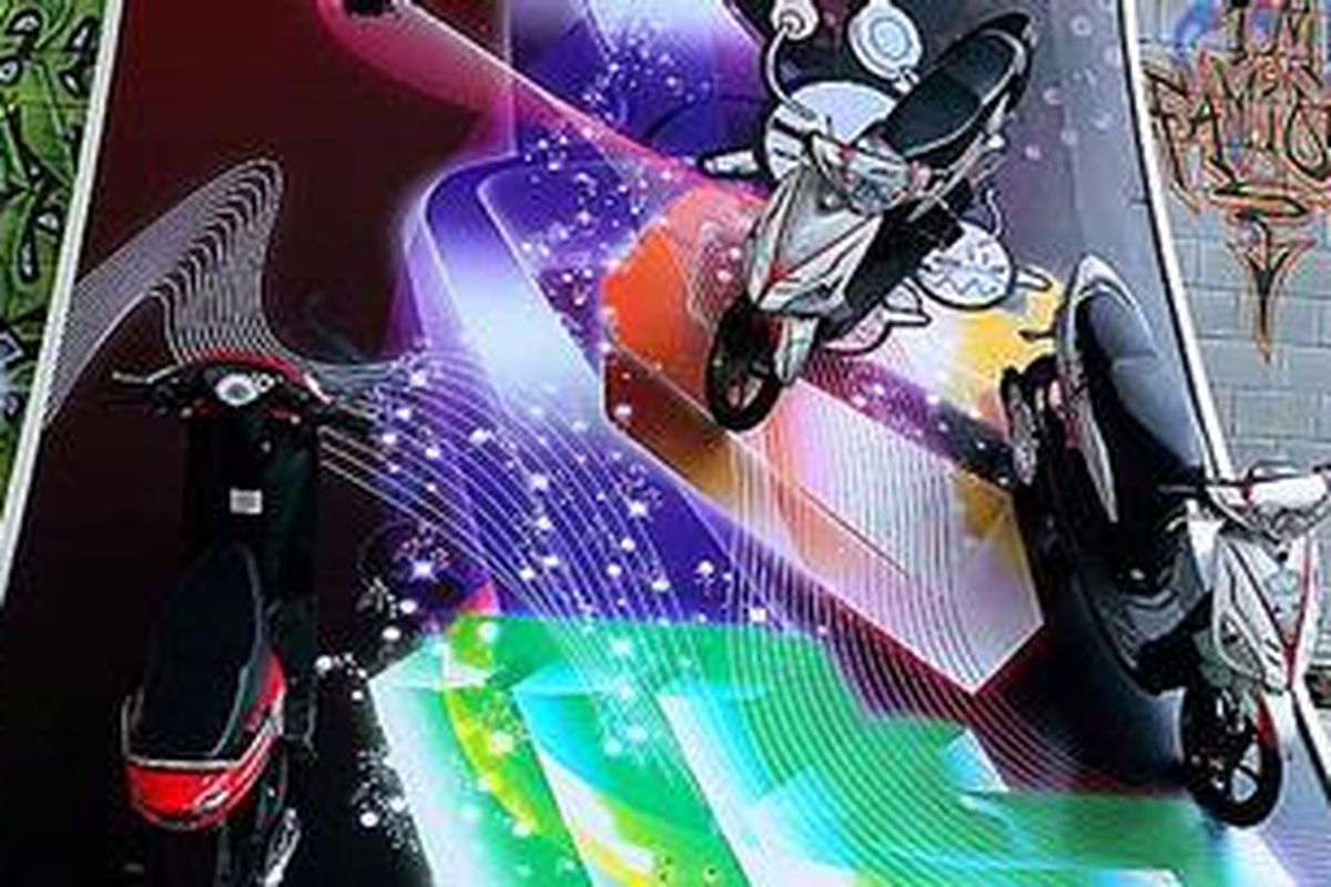 salah satu tampilan di dealer Yamaha