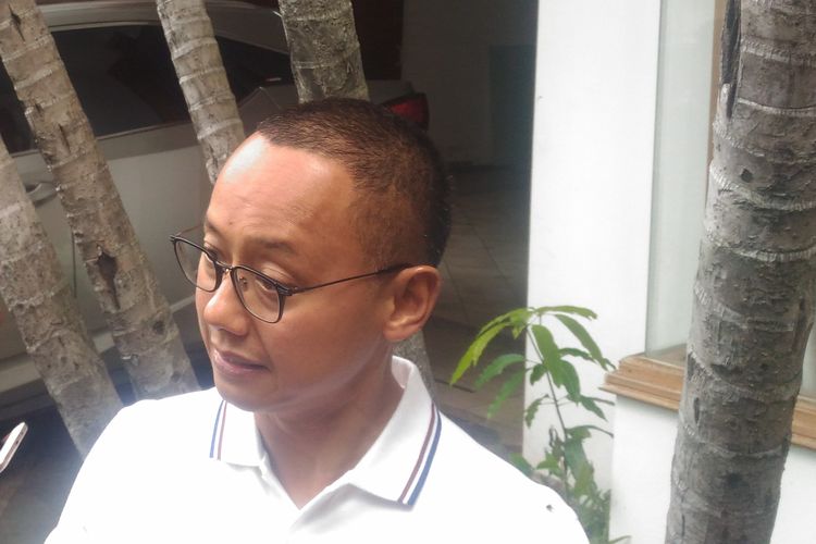 Sekretaris Jenderal PAN Eddy Soeparno dan di kantor DPP PAN, Jakarta Selatan, Sabtu (4/5/2019). 