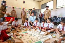 Gibran Tinjau Makan Bergizi Gratis di Palangkaraya, Menunya Ayam Goreng hingga Susu