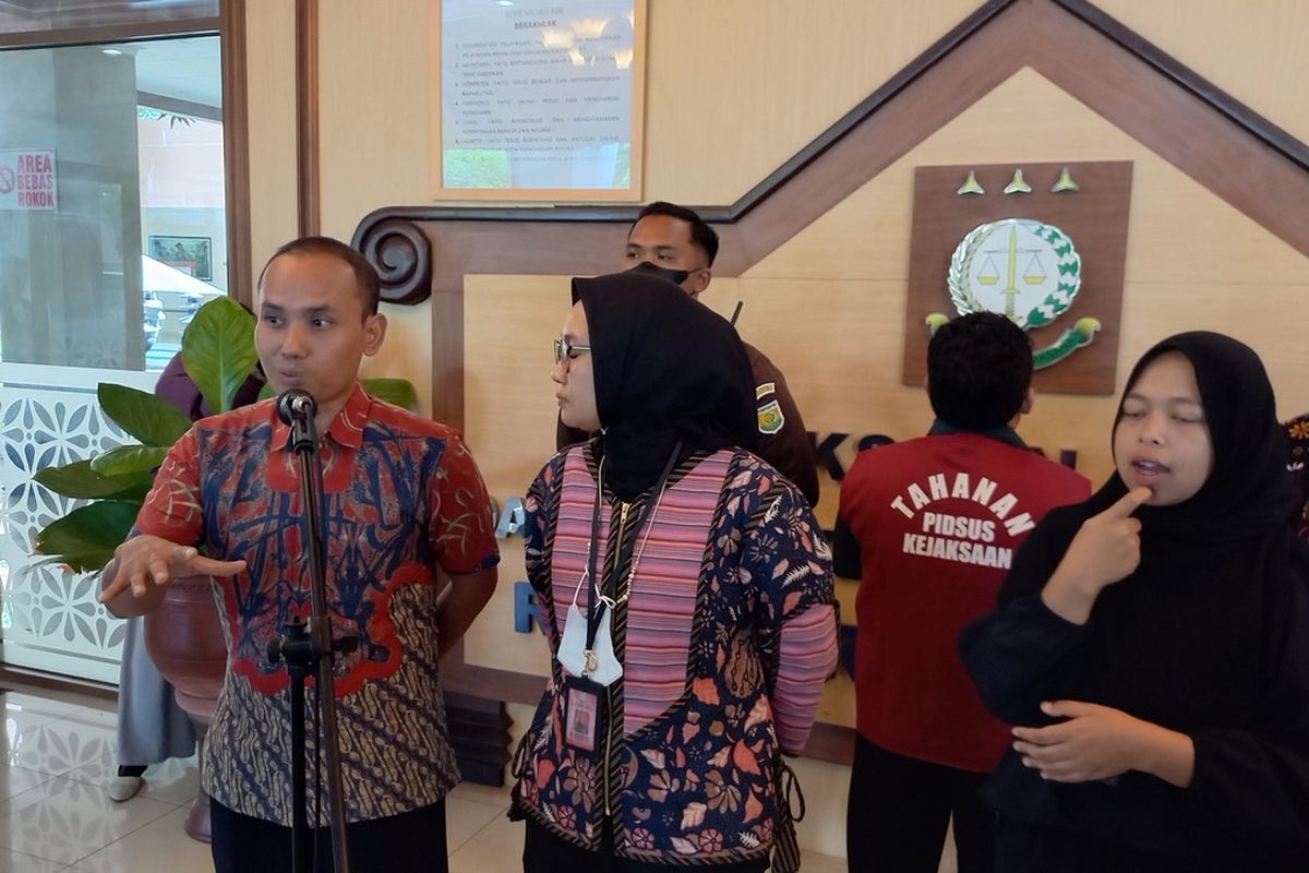 Kejati DIY menetapkan tersangka Jogoboyo atas kasus Mafia tanah kas desa, Jumat (8/12/2023)