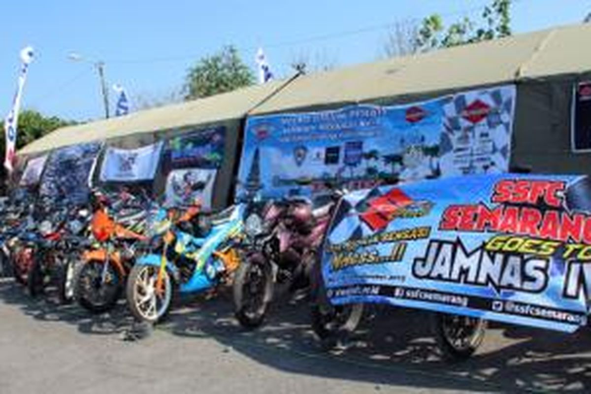 Jambore Suzuki Satria F150 Club (SSFC) keempat berlangsung di Pantai Sanur, Bali.