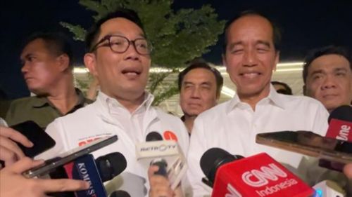 Jokowi Hanya Titip Salam untuk Kampanye Akbar Ridwan Kamil-Suswono