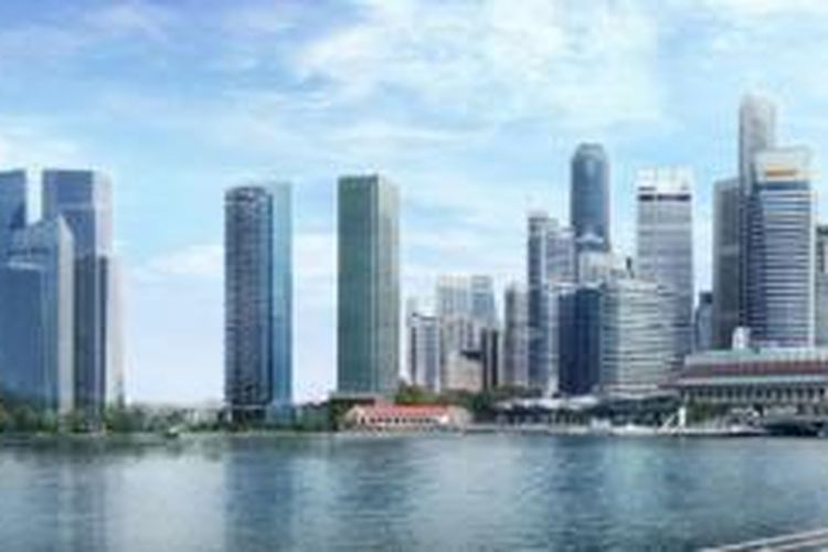 Marina Bay Financial Center, Singapura.