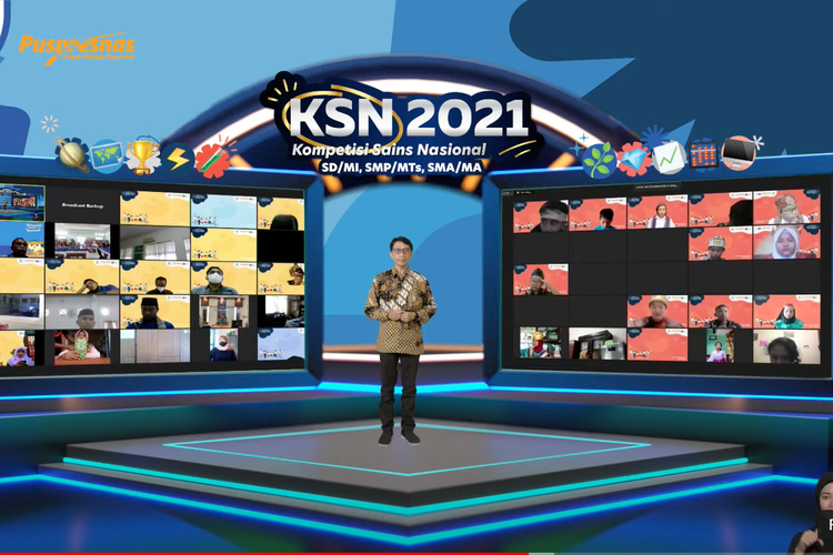 Plt. Kepala Puspresnas Kemendikbud Ristek Asep Sukmayadi dalam penutupan KSN 2021 yang berlangsung pada 12 November 2021.