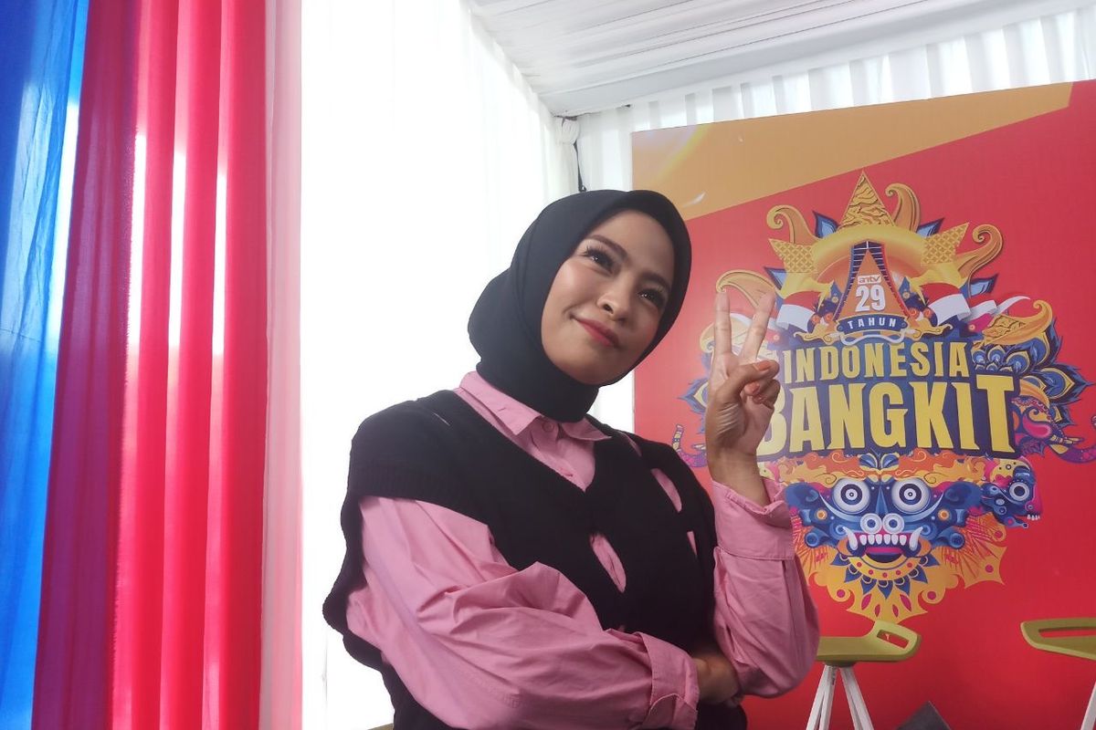 Tantri dalam jumpa pers yang digelar dikawasan Ancol, Jakarta Utara, Kamis (24/3/2022). 