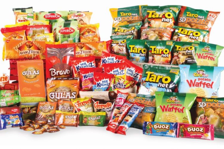 Ragam produk PT TPSF, salah satu yang paling terkenal adalah Taro.